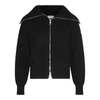 Alexander Mcqueen Black Wool And Cashmere Blend Sweater In Black