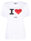 Msgm T-shirt With Logo In White