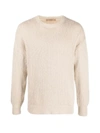 NUUR ROBERTO COLLINA COMFY FIT L/S CREW NECK SWEATER CLOTHING