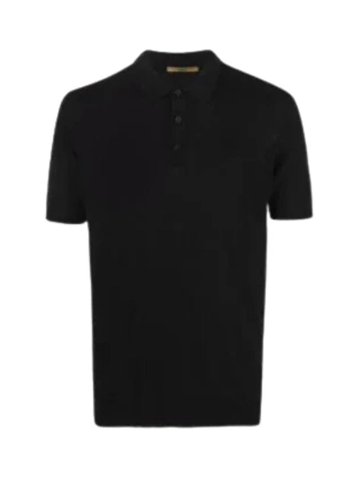 Nuur Roberto Collina S/s Polo Clothing In Black