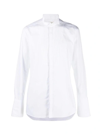 Tintoria Mattei Ceremony Shirt In Ua1 Bianco