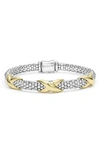 Lagos Embrace Station Bracelet In Metallic