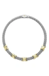 Lagos Embrace Necklace In Gold/ Silver