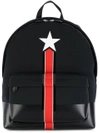 GIVENCHY STAR AND STRIPE PRINT BACKPACK,BJ0576307512137288