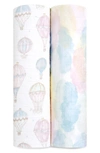 ADEN + ANAIS ASSORTED 2-PACK ORGANIC COTTON MUSLIN SWADDLING CLOTHS