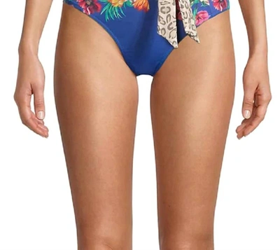 Johnny Was Fae High Waist Tie Up Bottom In Multi In Blue