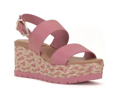 VINCE CAMUTO MIAPELLE WEDGE IN PRETTY IN PINK