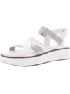 Naturalizer Genn-detect Womens Adjustable Open Toe Ankle Strap In Grey