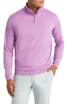 Peter Millar Crafted Stealth Quarter Zip Performance Pullover In Oleander