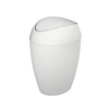 Umbra Twirla Trash Can With Flipping Lid, 9 L In White