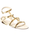 VALENTINO GARAVANI ROCKSTUD NO LIMIT CAGED LEATHER SANDAL