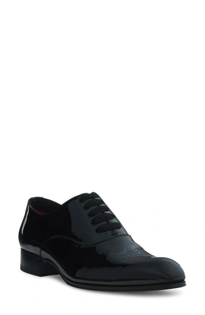 Tom Ford Patent-finish Oxford Shoes In Black