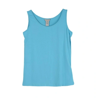 Multiples Teltur Tank Top In Turquoise In Blue