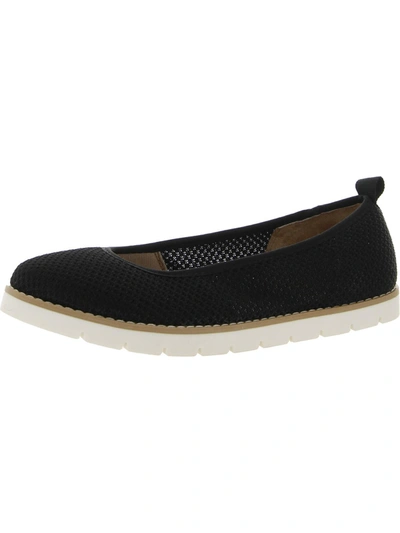 Lifestride Ursa Womens Knit Comfort Loafers In Black