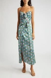 Saloni Penelope Floral Maxi Dress In Multi