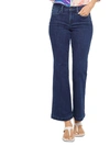 NYDJ WOMENS DENIM STRETCH MID-RISE FLARE JEANS