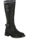 MIA AMORE REXI WOMENS FAUX LEATHER TALL KNEE-HIGH BOOTS