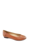 Marc Joseph New York Ferris Flat In Cognac Kid Napa