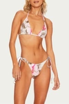 Beach Riot Winona Top In Golden Hibiscus In Beige