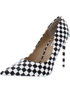 Steve Madden Vala Womens Pointed Toe Stilettos In White