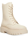 Cool Planet By Steve Madden Moss Womens Faux Leather Round Toe Mid-calf Boots In Multi