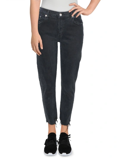 Agolde Mid-rise Straight-leg Jeans In Grey