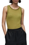 Allsaints Rina Tank Top In Kiwi Green