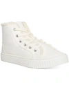Madden Girl Maddie Womens Lifestyle Faux Fur Lined High-top Sneakers In Multi