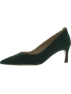 Naturalizer Faelyn Womens Cushioned Footbed Pointed Toe Pumps In Green