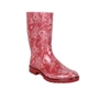 Ferragamo Women's Rubber Rain Boots In Red