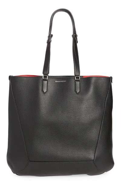 ALEXANDER MCQUEEN LARGE THE EDGE LEATHER TOTE