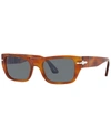 Persol Unisex Sunglasses Po3268s In Brown