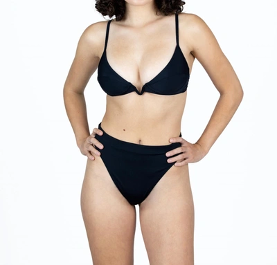Bromelia Swimwear Caraiva Bikini Bottom In Black
