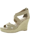 CHARLES BY CHARLES DAVID WOMENS STRAPPY HEELED WEDGE SANDALS