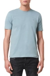 Allsaints Brace Tonic Organic Cotton T-shirt In Chilled Blue