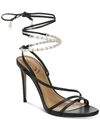 Sam Edelman Women's Scarlette Ankle Tie High Heel Sandals In Black