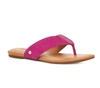 UGG CAREY FLIP SANDALS IN DRAGON FRUIT