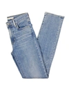 Levi's Levis Womens Multiple Dimensions 501 Straight-leg Mid-rise Jeans In Blue