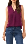 VINCE CAMUTO RUMPLED SATIN BLOUSE