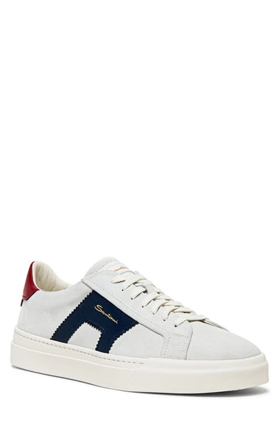 Santoni Dbs1 Sneaker In White-i55