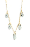 MADEWELL STONE COLLECTION JASPER CHARM NECKLACE