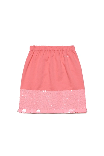 Marni Kids' Sequin-embellished Skirt In Pink