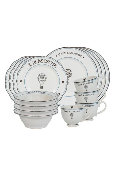 JULISKA JULISKA L'AMOUR TOUJOURS 16-PIECE DINNERWARE SET