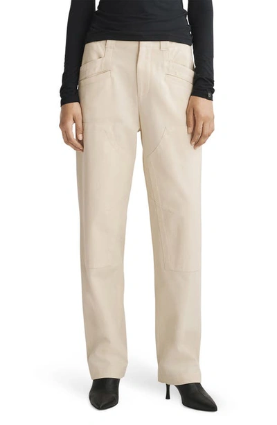 Rag & Bone Women's Malia Cotton Twill Cargo Pants In Ecru