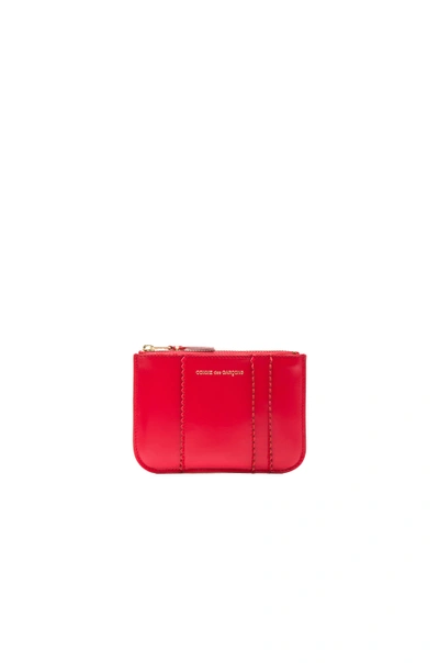 Comme Des Garçons Raised Spike Small 小袋 In Red