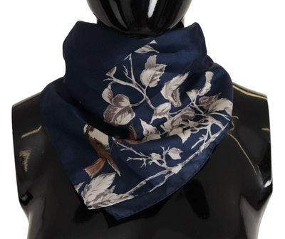 DOLCE & GABBANA DOLCE & GABBANA ELEGANT SILK SQUARE SCARF FOR MEN'S MEN