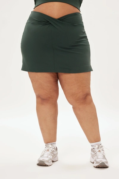 Girlfriend Collective Moss Georgia Twist Skort