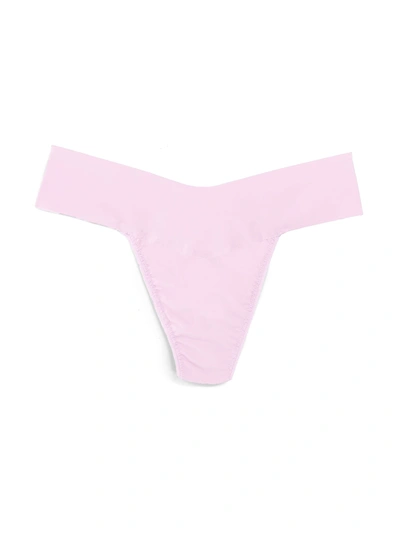 Hanky Panky Breathesoft® Natural Rise Thong In Pink
