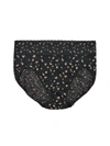 Hanky Panky Cross Dyed Leopard French Brief In Black