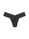 HANKY PANKY CROSS-DYED LEOPARD PETITE LOW RISE THONG